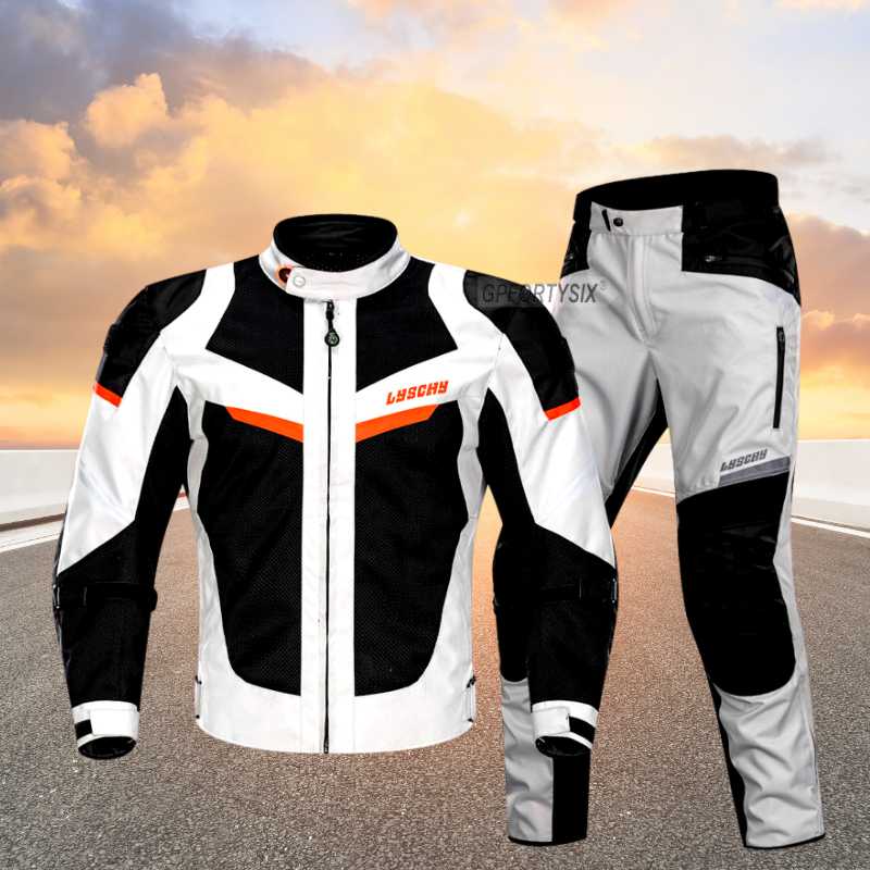LYSCHY Spring Motorcycle Jacket Pants Suit Waterproof Breathable Motorbike Moto Jacket Riding Clothing CE Protective Gear LY-906
LYSCHY Spring Motorcycle Jacket Pants Suit Waterproof Breathable Motorbike Moto Jacket Riding Clothing CE Protective Gear LY-906