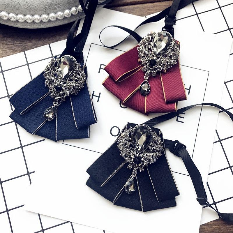 New Top College Style Korean Retro Diamond Universal Men Women Fashion Bow Tie Neck Wear Accessories Solid Color Handmade Bowtie
New Top College Style Korean Retro Diamond Universal Men Women Fashion Bow Tie Neck Wear Accessories Solid Color Handmade Bowtie