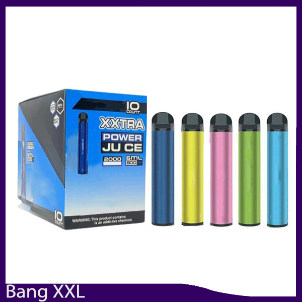 Bang XXL Disposable XXtra Vapes Pen Device kit 800mAh Batterys 6ml Pods Vapors 2000 Puffs VS Flum Float 0268170-2
Bang XXL Disposable XXtra Vapes Pen Device kit 800mAh Batterys 6ml Pods Vapors 2000 Puffs VS Flum Float 0268170-2