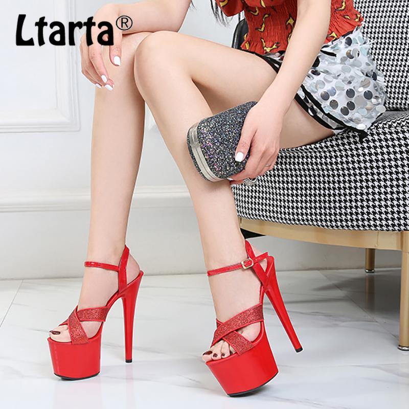 LTARTA 2020 Sexy Nightclub Waterproof Platform Patent Leather Women's Shoes Fine Heel Hate High Fish Mouth Female Sandals LFD1, 20cm silver
LTARTA 2020 Sexy Nightclub Waterproof Platform Patent Leather Women's Shoes Fine Heel Hate High Fish Mouth Female Sandals LFD1, 20cm silver