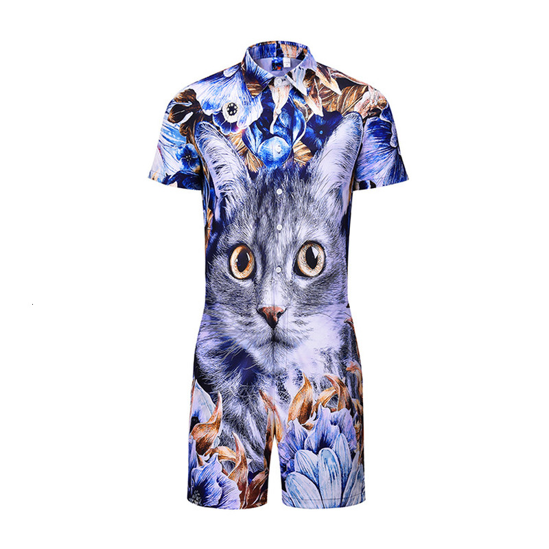2021 New Cute Cat Men Rompers 3d Jumpsuits Playsuits Harajuku Harem Cargo Overalls One Piece Jumpsuit Hawaiian Shirts Men' Sets Xicl, Dxlt811005
2021 New Cute Cat Men Rompers 3d Jumpsuits Playsuits Harajuku Harem Cargo Overalls One Piece Jumpsuit Hawaiian Shirts Men' Sets Xicl, Dxlt811005