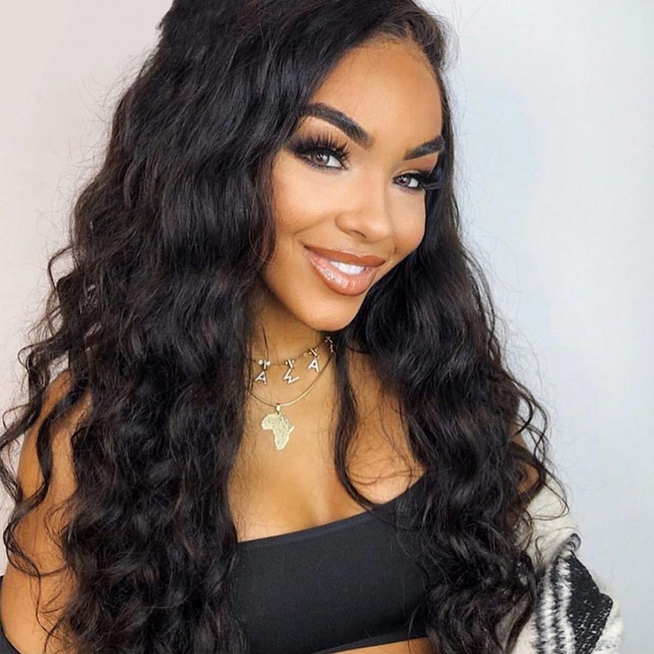 Peruvian Loose Deep Wave Hair U Part Wigs 130% Density Natural Black Color Human Hair Middle U Shape Wig, Natural color
Peruvian Loose Deep Wave Hair U Part Wigs 130% Density Natural Black Color Human Hair Middle U Shape Wig, Natural color