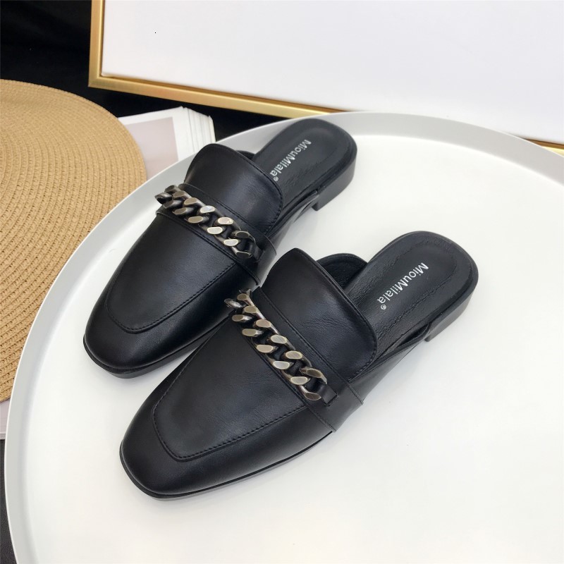 Plus Size Mules Ladies Black Outside Women Flats Spring New Sandals Metal Chain Flat Lady Slippers Zapatillas 4wuj, Beige
Plus Size Mules Ladies Black Outside Women Flats Spring New Sandals Metal Chain Flat Lady Slippers Zapatillas 4wuj, Beige