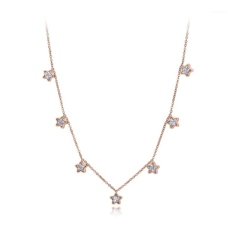 Trendy Bohemia Stainless Steel CZ Crystal Love Star Choker Necklaces For Women Girl Chic Charm Pendant Necklace N192041
Trendy Bohemia Stainless Steel CZ Crystal Love Star Choker Necklaces For Women Girl Chic Charm Pendant Necklace N192041