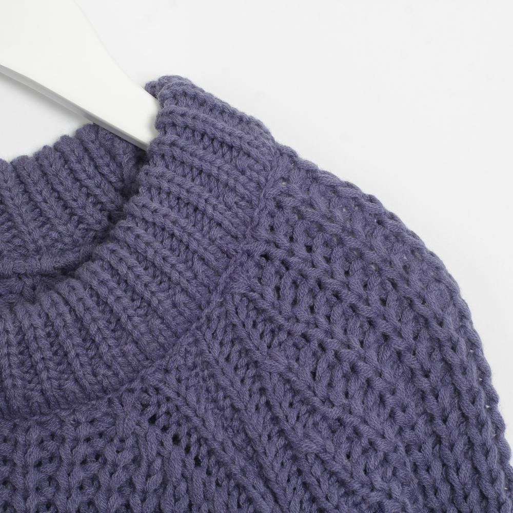 Wixra Knitted Chunky Oversized Sweater Women Loose Solid Thick O-Neck Pullover Jumpers Stylish Tops for Female Autumn Winter 201119