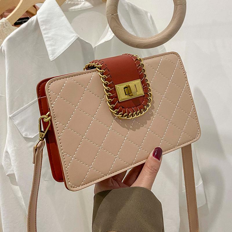 Niche Design Rhombus Embroidery Thread Handbags 2021 Popular New Fashion Cross-body High-quality Chain Square Bag Width: 20cm, Black
Niche Design Rhombus Embroidery Thread Handbags 2021 Popular New Fashion Cross-body High-quality Chain Square Bag Width: 20cm, Black