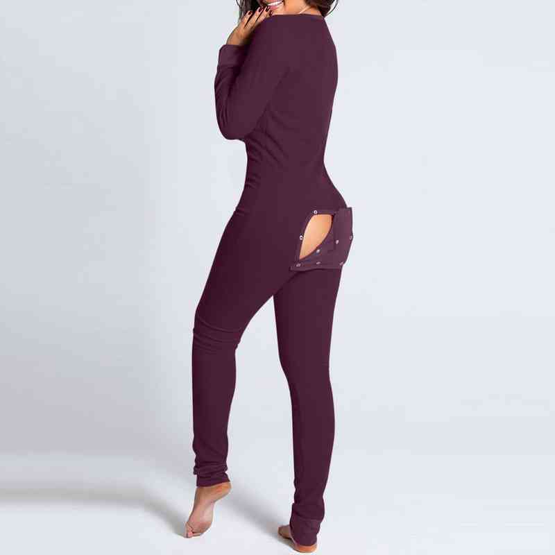 Sexy Womens Solid Colors Long Sleeve V-neck Button-down Functional Buttoned Flap Adults Bodycon Stretch Jumpsuit Overalls 35, Black;white
Sexy Womens Solid Colors Long Sleeve V-neck Button-down Functional Buttoned Flap Adults Bodycon Stretch Jumpsuit Overalls 35, Black;white