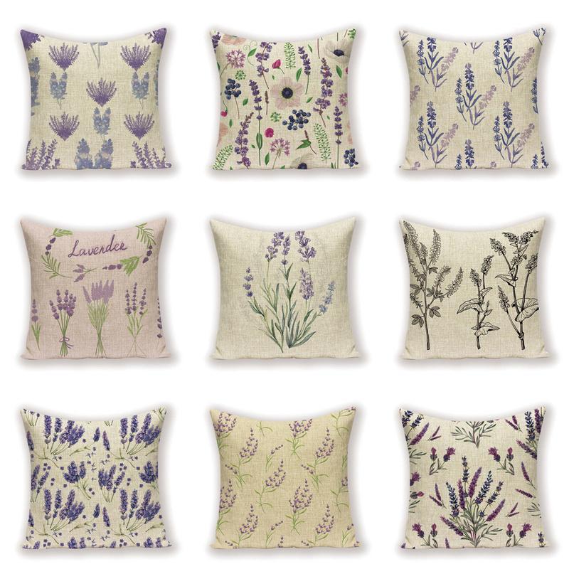 Rustic Style Pillowcase Lavender Cushion Covers Nordic Pillow Covers Spring Home Decor Throw Pillows Custom Living Room Cushions1, L1254-11
Rustic Style Pillowcase Lavender Cushion Covers Nordic Pillow Covers Spring Home Decor Throw Pillows Custom Living Room Cushions1, L1254-11