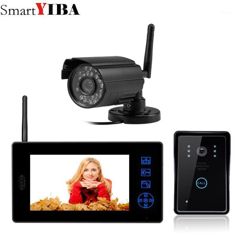 SmartYIBA 7" Color Video Door Phone wireless Video Intercom Door Intercom Doorphone IR Night Vision Two Camera Kit1
SmartYIBA 7" Color Video Door Phone wireless Video Intercom Door Intercom Doorphone IR Night Vision Two Camera Kit1