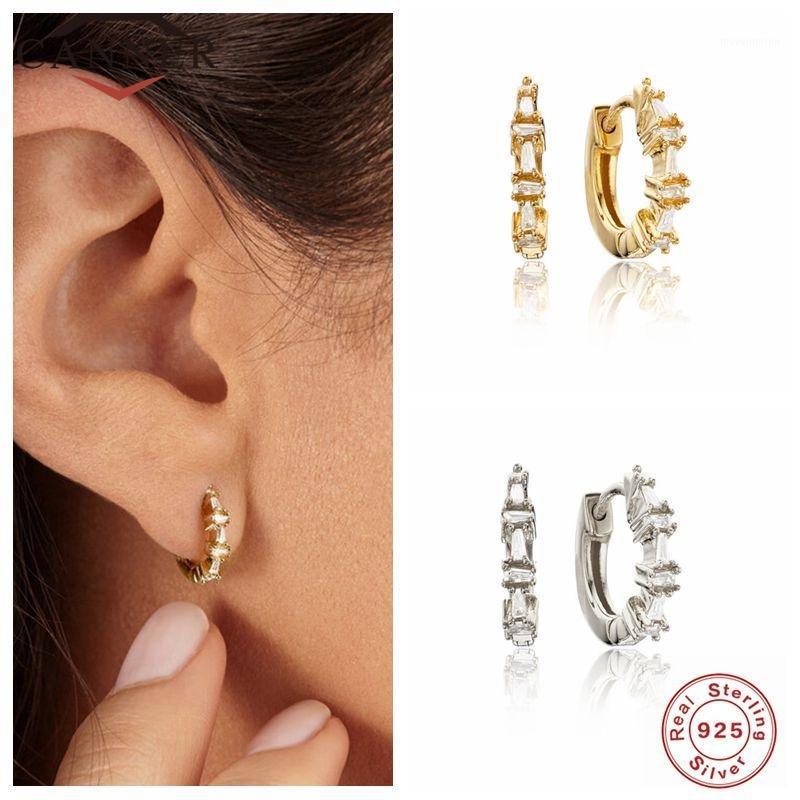 CANNER Fashion 925 Sterling Silver Hoop Earrings for Women Piercing Earring Square Zircon Mini Earings Jewelry pendientes1
CANNER Fashion 925 Sterling Silver Hoop Earrings for Women Piercing Earring Square Zircon Mini Earings Jewelry pendientes1