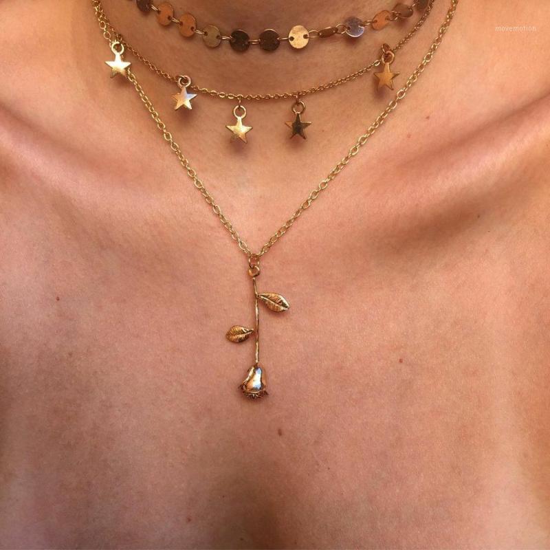 Gold color Choker Necklace for women 3 Layers flower sequins Pendant Chain Necklaces & Pendants velvet chokers Fashion Jewelry1
Gold color Choker Necklace for women 3 Layers flower sequins Pendant Chain Necklaces & Pendants velvet chokers Fashion Jewelry1
