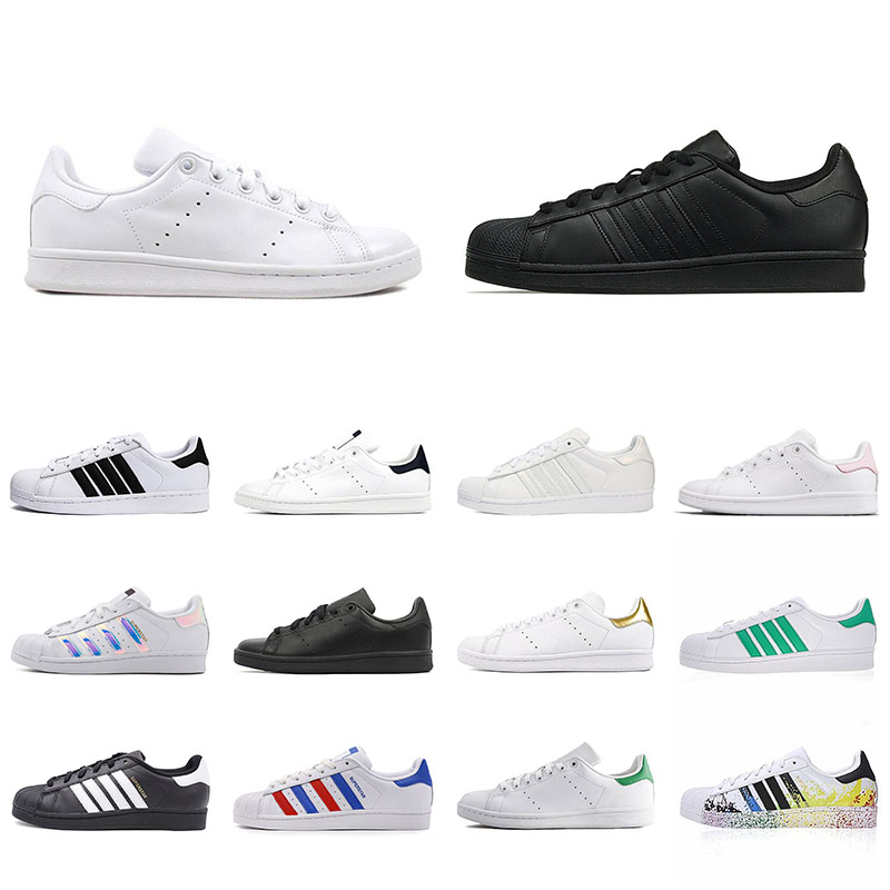 Original Superstar Stan Smith men women casual shoes green black white blue red pink silver mens fashion leather shoe flats sneakers trainer, B9 36-45
Original Superstar Stan Smith men women casual shoes green black white blue red pink silver mens fashion leather shoe flats sneakers trainer, B9 36-45