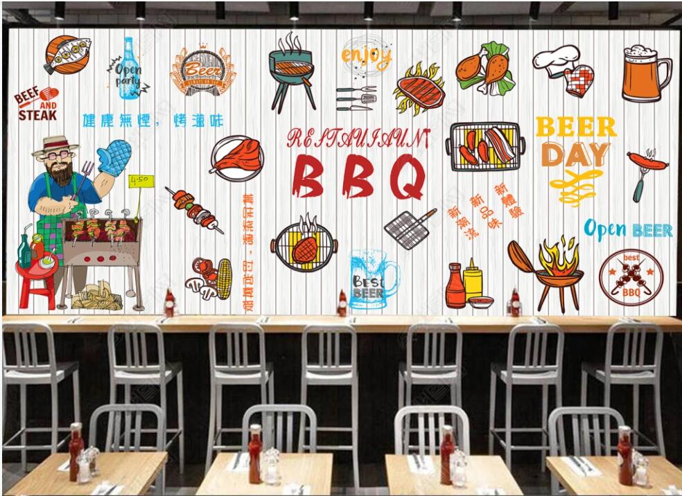 3d photo wallpaper custom mural on the wall Hand painted wooden board beer barbecue home decor 3d wall murals wallpaper in the living room, Non-woven wallpaper
3d photo wallpaper custom mural on the wall Hand painted wooden board beer barbecue home decor 3d wall murals wallpaper in the living room, Non-woven wallpaper
