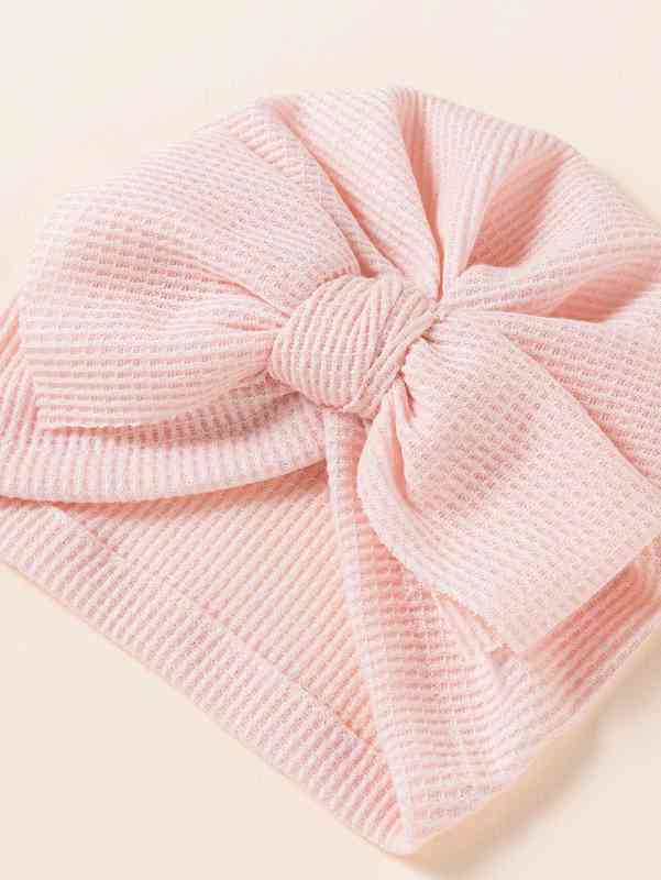 2pcs Baby Bow Decor Hat SHE