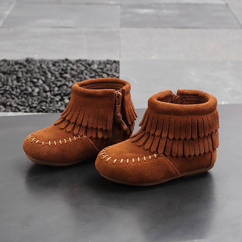 Dolakids New Korean Children's Shoes Children's Leather Fashion Tassel Boots Girls Baby Cow Leather Ankle Boots Velvet Shoes, Coffee-single
Dolakids New Korean Children's Shoes Children's Leather Fashion Tassel Boots Girls Baby Cow Leather Ankle Boots Velvet Shoes, Coffee-single