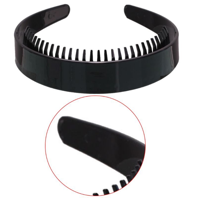 Female Girl 2.5 Cm Breed Plain Headband with Teeth Comb Black Plastic Diy Her Hip Lx9e, Pink
Female Girl 2.5 Cm Breed Plain Headband with Teeth Comb Black Plastic Diy Her Hip Lx9e, Pink