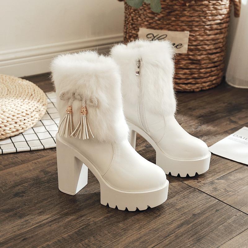 Rock Shoes Woman Boots Flat Platform Luxury Designer Plush Round Toe Boots-Women Mid Calf Fashion Fur Mid-Calf Wedge
Rock Shoes Woman Boots Flat Platform Luxury Designer Plush Round Toe Boots-Women Mid Calf Fashion Fur Mid-Calf Wedge
