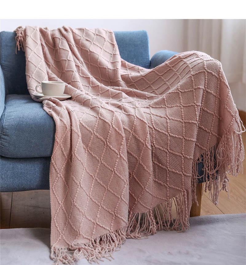 Waffle Knitted Blanket for Bed Plaid on the Sofa Chunky Tassel Blankets Sofa Throw Blankets Tapestry Manta Cobertor Home Decor
Waffle Knitted Blanket for Bed Plaid on the Sofa Chunky Tassel Blankets Sofa Throw Blankets Tapestry Manta Cobertor Home Decor