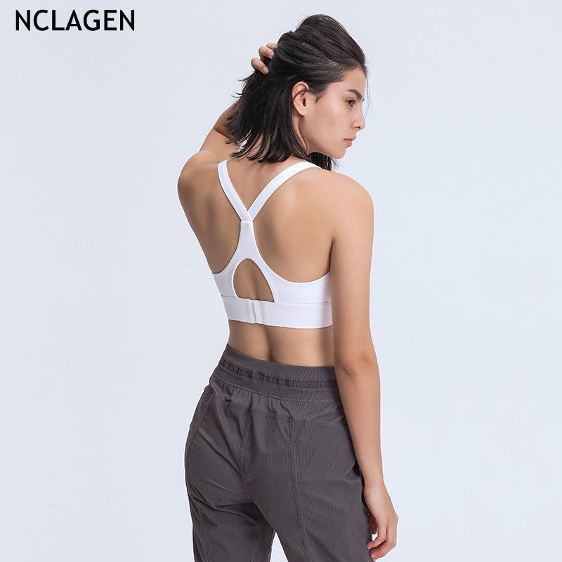 NCLAGEN Sports Bra High Impact Support Female Push Up Sports Crop Top Three Row Buckle Cross Back Running Gym Workout Underwear1, Black
NCLAGEN Sports Bra High Impact Support Female Push Up Sports Crop Top Three Row Buckle Cross Back Running Gym Workout Underwear1, Black