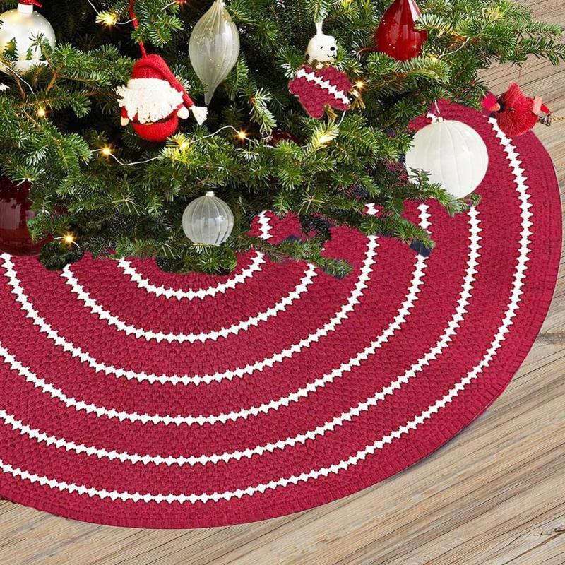 Knitting Red Christmas Tree Skirt Round Carpet Christmas Decorations For Home Floor Mat New Year Xmas Tree Skirts1
Knitting Red Christmas Tree Skirt Round Carpet Christmas Decorations For Home Floor Mat New Year Xmas Tree Skirts1