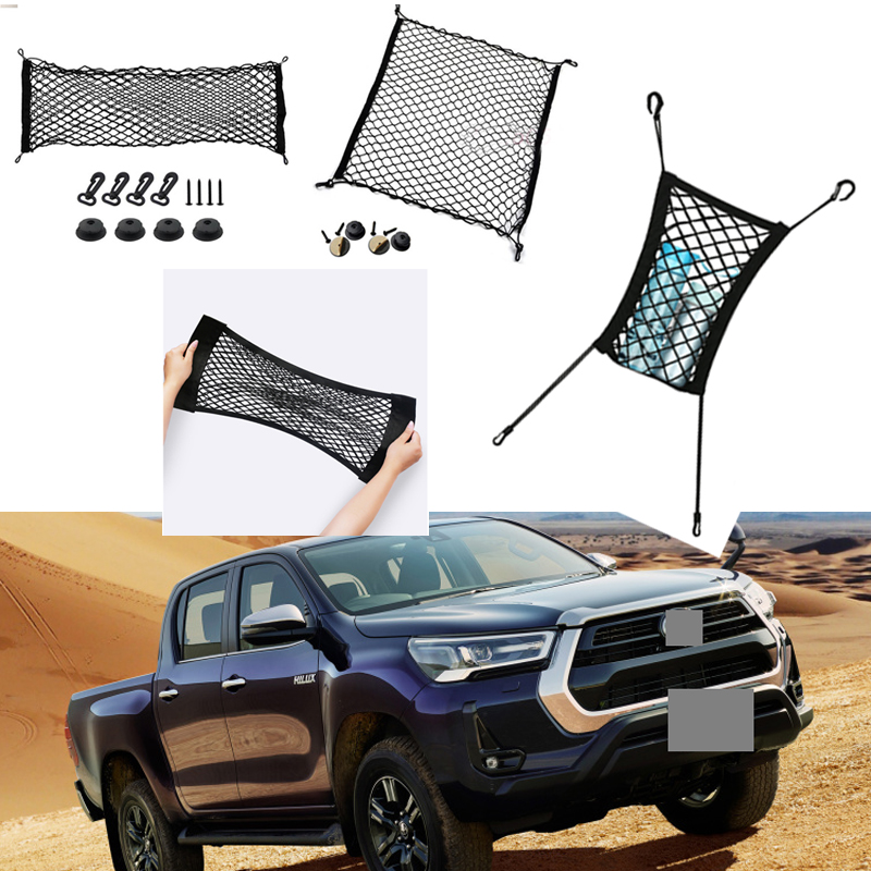 For Toyota Hilux 2012-2021 Car Vehicle Black Rear Trunk Cargo Baggage Organizer Storage Nylon Plain Vertical Seat Net
For Toyota Hilux 2012-2021 Car Vehicle Black Rear Trunk Cargo Baggage Organizer Storage Nylon Plain Vertical Seat Net
