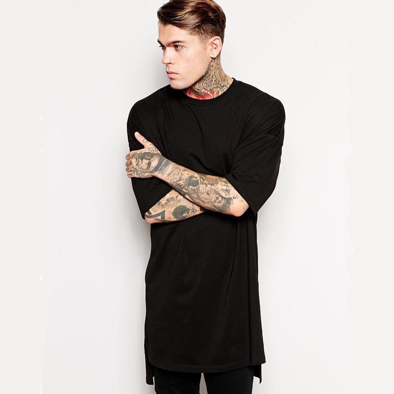Fashion Streetwear Mens Hip Hop T Shirts Cotton Extended Tee Extra Long Tshirt for Men with Side Splits, Black
Fashion Streetwear Mens Hip Hop T Shirts Cotton Extended Tee Extra Long Tshirt for Men with Side Splits, Black