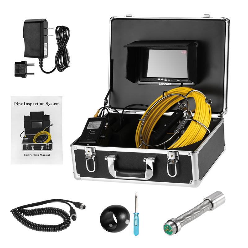 Hot New 20M / 30M Fish Finder Drain Pipe Sewer Inspection Underwater Fishing Camera Waterproof 7" LCD TFT Fishing Finder
Hot New 20M / 30M Fish Finder Drain Pipe Sewer Inspection Underwater Fishing Camera Waterproof 7" LCD TFT Fishing Finder