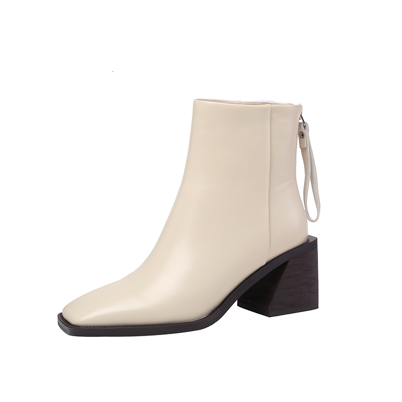 New 2021 Genuine Leather Woman Square Toe Thick High Heels Ankle for Women Back Zippers Working Office Boots 6qxa, Beige
New 2021 Genuine Leather Woman Square Toe Thick High Heels Ankle for Women Back Zippers Working Office Boots 6qxa, Beige