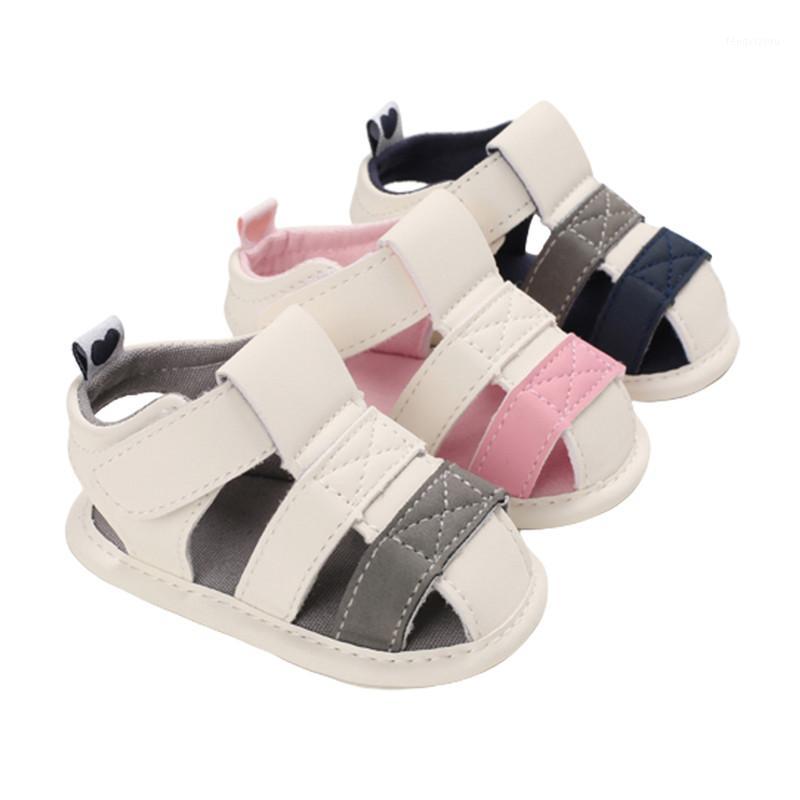 Toddlers Baby Boys girls Leather First Walkers Shoes 2020 Summer Baby bottom Anti-slip shoes1, Gray