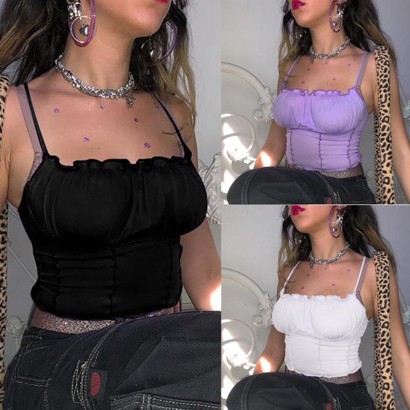 Women' Fashion Casual Solid Color Sexy Breathable Crop Top Female Gym Training Workout Sports Camisole Sleeveless Pleated Vest, Black
Women' Fashion Casual Solid Color Sexy Breathable Crop Top Female Gym Training Workout Sports Camisole Sleeveless Pleated Vest, Black