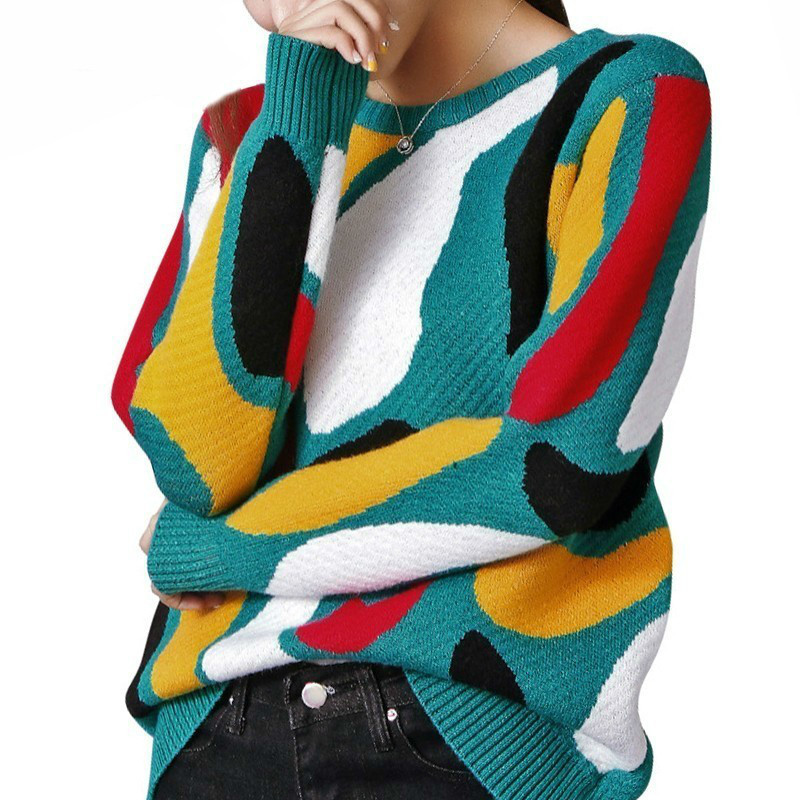 Fashion European Designer Ladies 3d Striped Womens Cotton Shirts Crocheted Pullovers Winter Jumpers Clothing Mesh Hgj9, Green striped.
Fashion European Designer Ladies 3d Striped Womens Cotton Shirts Crocheted Pullovers Winter Jumpers Clothing Mesh Hgj9, Green striped.
