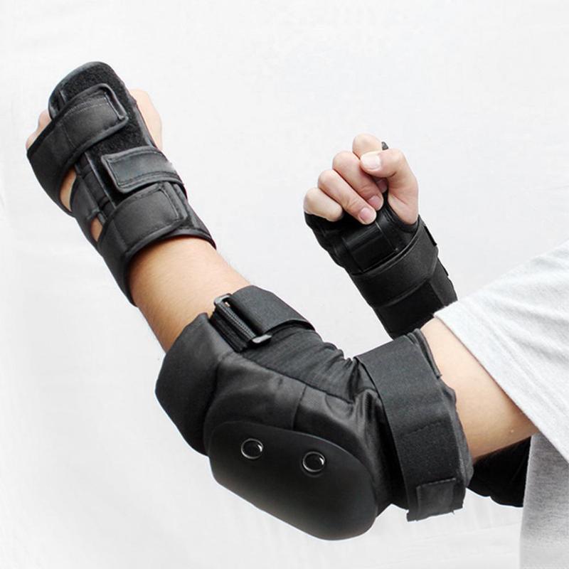 6pcs/Set Unisex Protective Gear Breathable Elbow Knee Pads Wristguard Skiing Cycling Skateboard Skating Anti-slip Protector, As pic
6pcs/Set Unisex Protective Gear Breathable Elbow Knee Pads Wristguard Skiing Cycling Skateboard Skating Anti-slip Protector, As pic