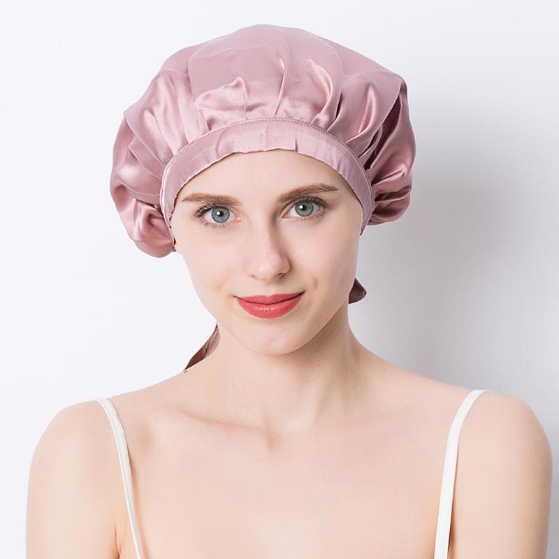 Mulberry Silk Sleep Cap Silk Cap For Sleeping Women Elegant Hair Care Accessories Elastic Band Sleeping Beanie, Pink
Mulberry Silk Sleep Cap Silk Cap For Sleeping Women Elegant Hair Care Accessories Elastic Band Sleeping Beanie, Pink