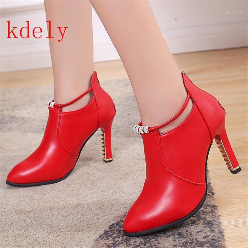 2020 Hot Sale Women Ankle Boots Spring Autumn High Heel 8.5 cm High Heels Black red Pointed toe Shoes size 34-401
2020 Hot Sale Women Ankle Boots Spring Autumn High Heel 8.5 cm High Heels Black red Pointed toe Shoes size 34-401