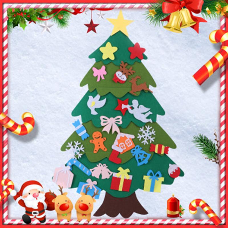 1PCS DIY 100x70cm Felt Christmas Tree Christmas Decoration for Home Santa Claus Xmas Tree 2021 New Year Gifts Navidad
1PCS DIY 100x70cm Felt Christmas Tree Christmas Decoration for Home Santa Claus Xmas Tree 2021 New Year Gifts Navidad