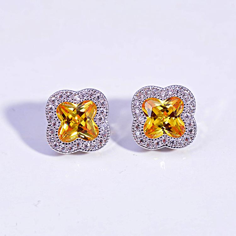 Trendy Crystal Cubic Zirconia CZ Copper Flower Earring for Women Girl Prom Party Pierced Earring Pin accessories Gift DYZ04225
Trendy Crystal Cubic Zirconia CZ Copper Flower Earring for Women Girl Prom Party Pierced Earring Pin accessories Gift DYZ04225