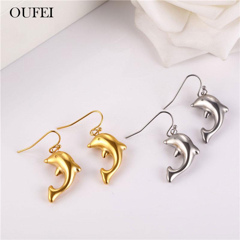 OUFEI Stainless Steel Earrings For Women Charms Dolphin Drop Earrings Set Of Women Fashion Jewelry Accessories
OUFEI Stainless Steel Earrings For Women Charms Dolphin Drop Earrings Set Of Women Fashion Jewelry Accessories