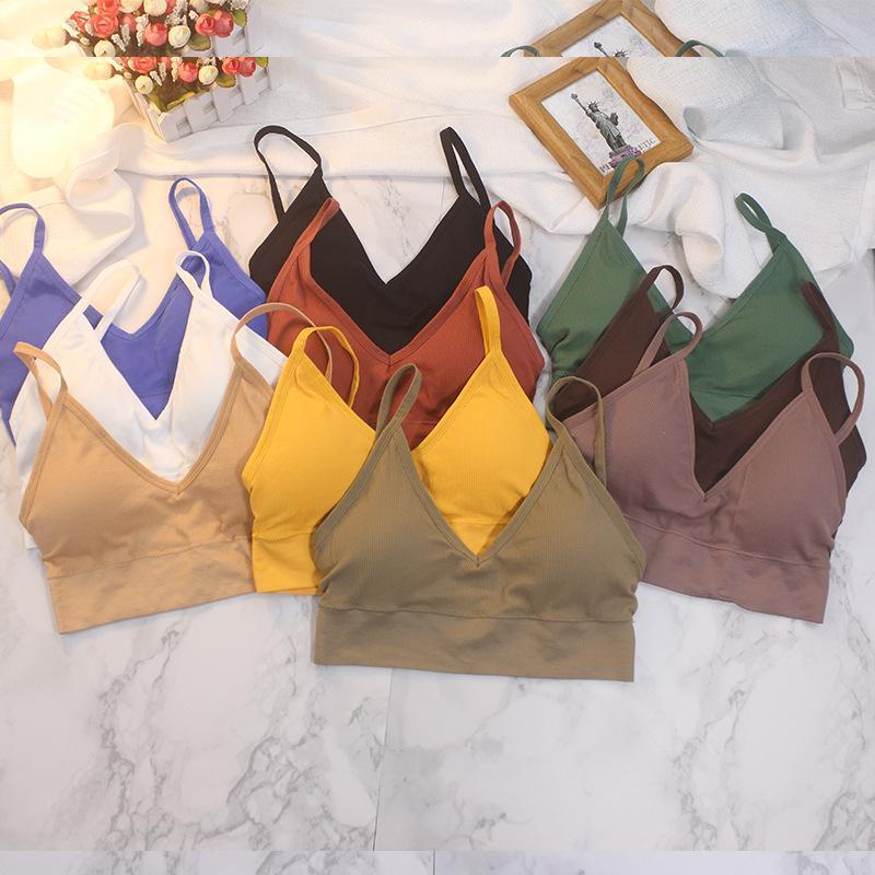 Women Sports Bra Fitness Top Seamless Bra Black White Running Gym Crop Top Push Up Sport Wire Free, Beige
Women Sports Bra Fitness Top Seamless Bra Black White Running Gym Crop Top Push Up Sport Wire Free, Beige