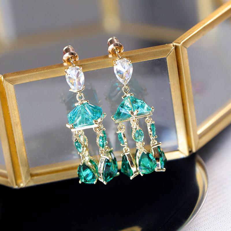 Women's Earrings Fashion Temperament Shiny Tassel Wild Small Mushroom Water Drop Jewelry
Women's Earrings Fashion Temperament Shiny Tassel Wild Small Mushroom Water Drop Jewelry