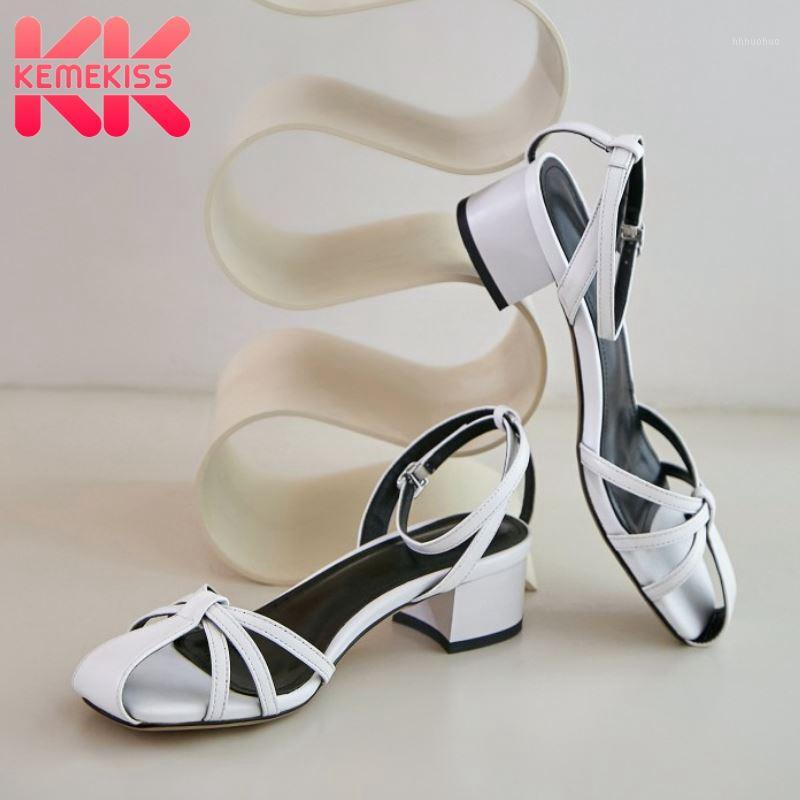 KemeKiss Women Real Leather Sandals Cover Toe Buckle Strap Thick Heel Summer Sandals Ladies Footwear Street Chic Size 35-391, Black
KemeKiss Women Real Leather Sandals Cover Toe Buckle Strap Thick Heel Summer Sandals Ladies Footwear Street Chic Size 35-391, Black