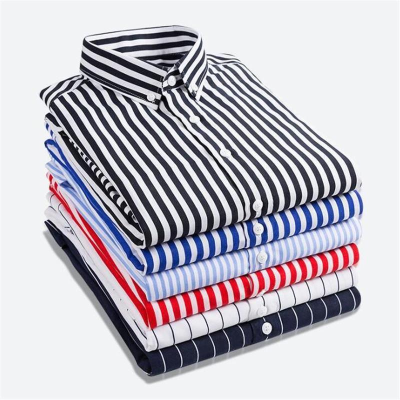 Men's Casual Shirts 2021 Autumn Fashion Luxury Stylish Black White Striped Shirt Mens Dress Long Sleeve Button Slim Fit Shirts1, Red
Men's Casual Shirts 2021 Autumn Fashion Luxury Stylish Black White Striped Shirt Mens Dress Long Sleeve Button Slim Fit Shirts1, Red