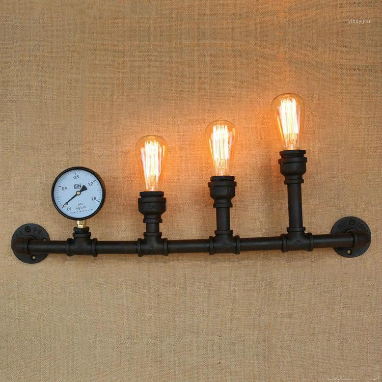 Retro Loft Industrial Wall Lamp Lampe With 6 Lights Fixtures LED Water Pipe Vintage Edison Wall Sconce Lighting1
Retro Loft Industrial Wall Lamp Lampe With 6 Lights Fixtures LED Water Pipe Vintage Edison Wall Sconce Lighting1