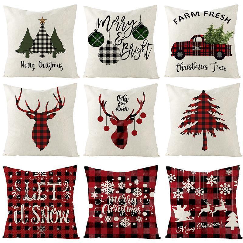 HUIRAN Christmas Cushion Cover 45*45 Cushions Pillow Cases Cotton Linen Pillow Covers Throw Cushion Cover Home Decor1, Cushion cover 17
HUIRAN Christmas Cushion Cover 45*45 Cushions Pillow Cases Cotton Linen Pillow Covers Throw Cushion Cover Home Decor1, Cushion cover 17