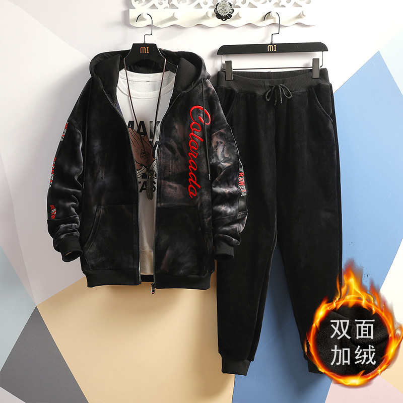 2021 New Winter Tracksuits Thick Golden Veet Hoodies+pants Zipper Hooded Sweatshirt Sportswear Set Men Sweat Suit Xapg, Dark brown
2021 New Winter Tracksuits Thick Golden Veet Hoodies+pants Zipper Hooded Sweatshirt Sportswear Set Men Sweat Suit Xapg, Dark brown