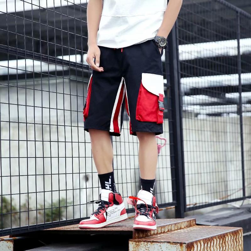 Men's Splicing Shorts Pocket Outdoor Overalls New Style Sports Cool Male Summer Soft Cool Loose Streetwear, Black
Men's Splicing Shorts Pocket Outdoor Overalls New Style Sports Cool Male Summer Soft Cool Loose Streetwear, Black