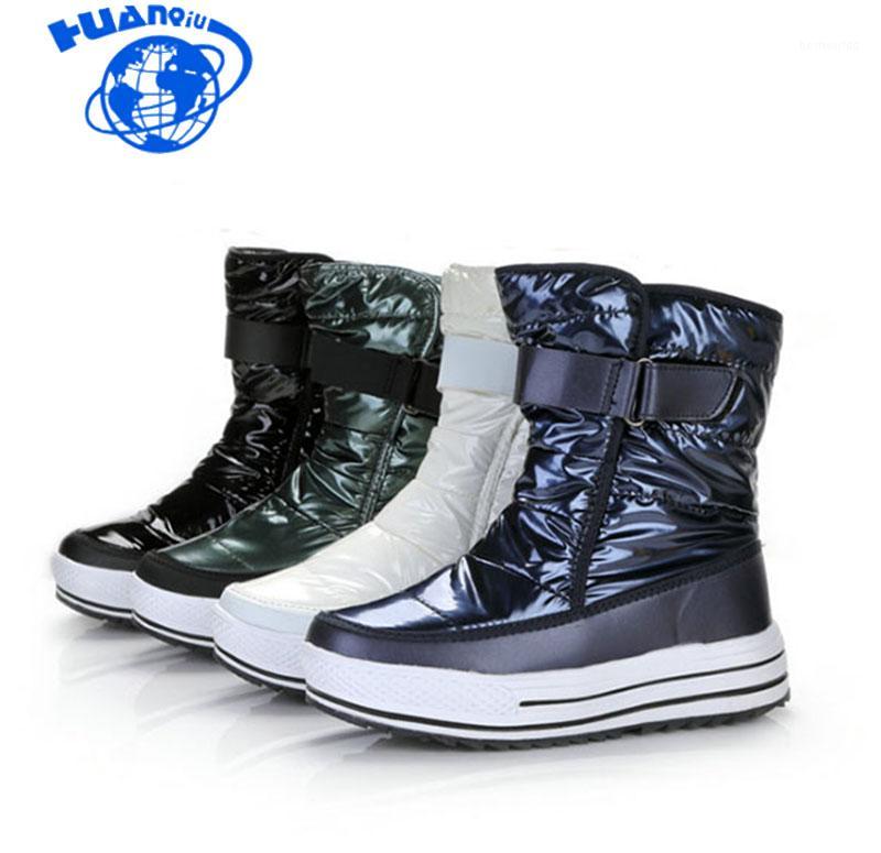 HUANQIU 2020 Women shoes new style fashion autumn winter warm snow boots shiny upper fur lining non-slip outsole big size ZLL2381, Black 
HUANQIU 2020 Women shoes new style fashion autumn winter warm snow boots shiny upper fur lining non-slip outsole big size ZLL2381, Black