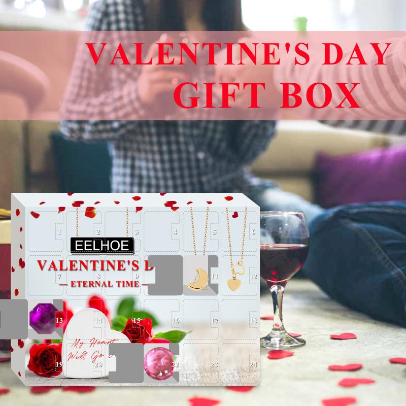 Valentine's Day Countdown Day Gift Boxes 24 Days Various Lovers Couples Gift Boxes Calendar Rocks Crystal Jewelry Storage Boxs
Valentine's Day Countdown Day Gift Boxes 24 Days Various Lovers Couples Gift Boxes Calendar Rocks Crystal Jewelry Storage Boxs