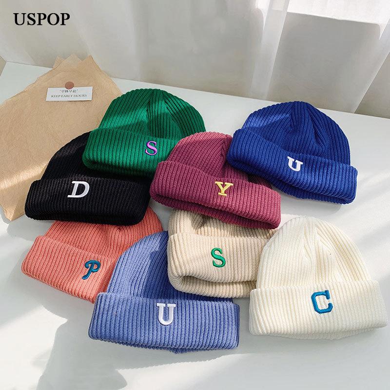 2020 Winter Hats Thick Warm Skullies Exquisite Letter Embroidery Knitted Hats Unisex Skullies Hat Beanies Casual Winter Hat, Sw116-beige
2020 Winter Hats Thick Warm Skullies Exquisite Letter Embroidery Knitted Hats Unisex Skullies Hat Beanies Casual Winter Hat, Sw116-beige