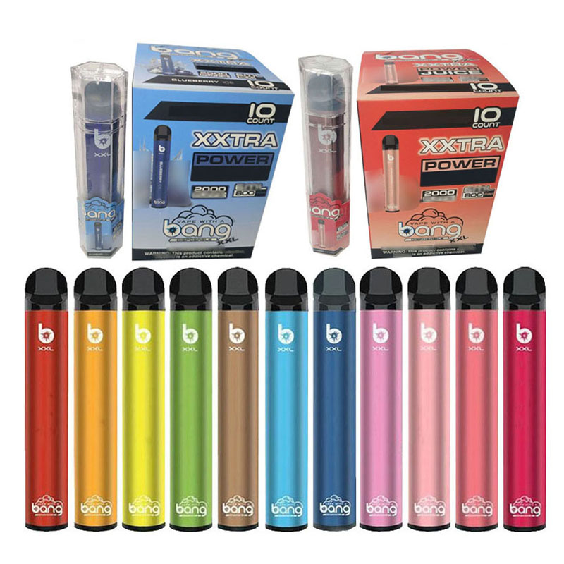 Disposable e cig 2000 Puffs 800 mAh bang xxl disposable vape pen cigarrillo electronico rokok elektronik Luxury vape pen
Disposable e cig 2000 Puffs 800 mAh bang xxl disposable vape pen cigarrillo electronico rokok elektronik Luxury vape pen
