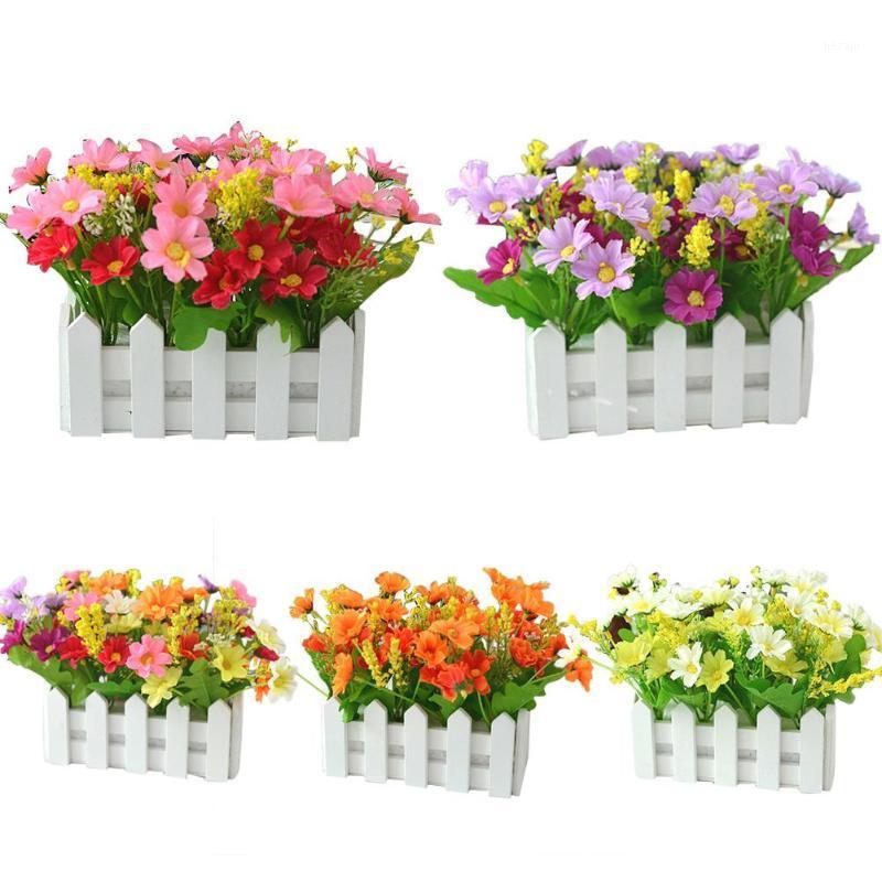 1 Bouquet Artificial Flowers Wooden Fence Vivid Simulation Flowers Garden DIY Stage Party Stage Wedding Decor (With Fence )1, Multicolor
1 Bouquet Artificial Flowers Wooden Fence Vivid Simulation Flowers Garden DIY Stage Party Stage Wedding Decor (With Fence )1, Multicolor